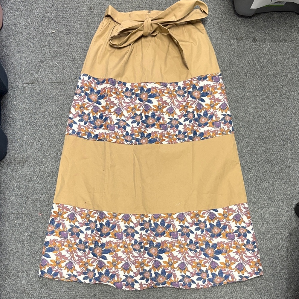 Sachin + Babi Tan And Floral Maxi Skirt
